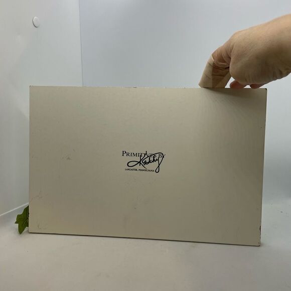 Easter Bunny Rabbit Shelf Sitter Motivational Sign NWT Primitives by Kathy - Picture 2 of 12